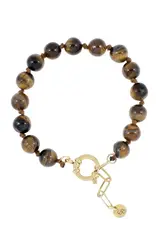 Armband bruin melée