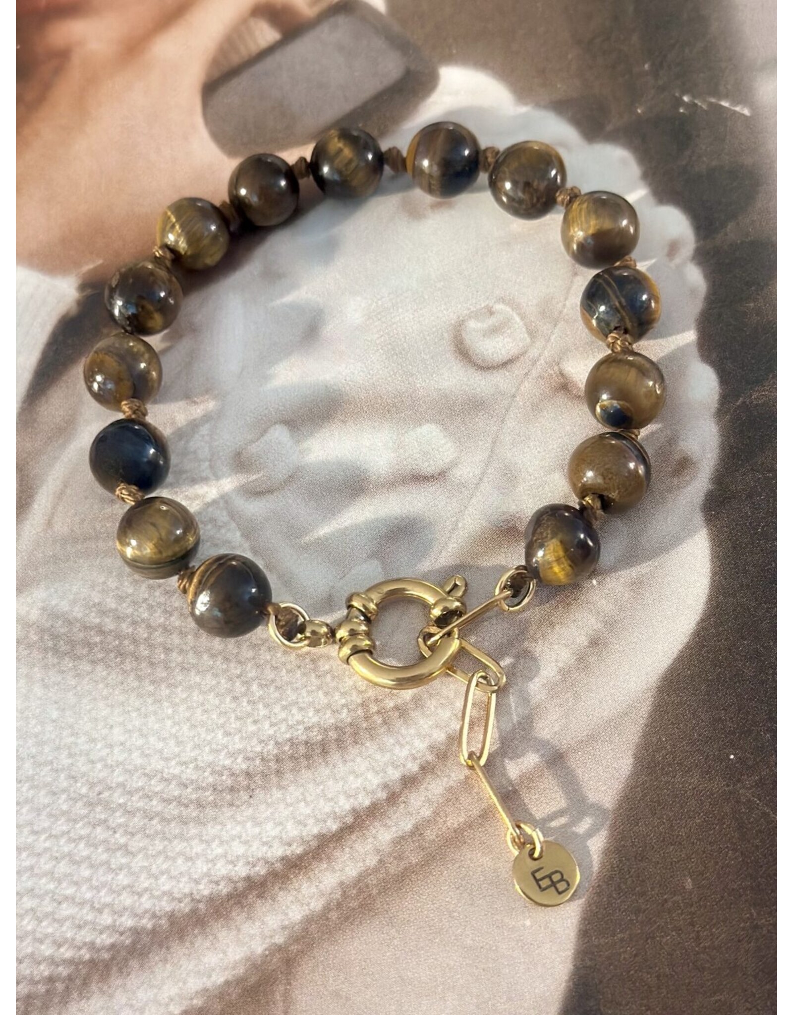 Armband bruin melée