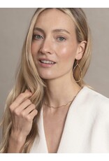 Oorbellen gehamerde pegel rood