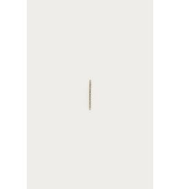 Oorbel suspender strass zilver