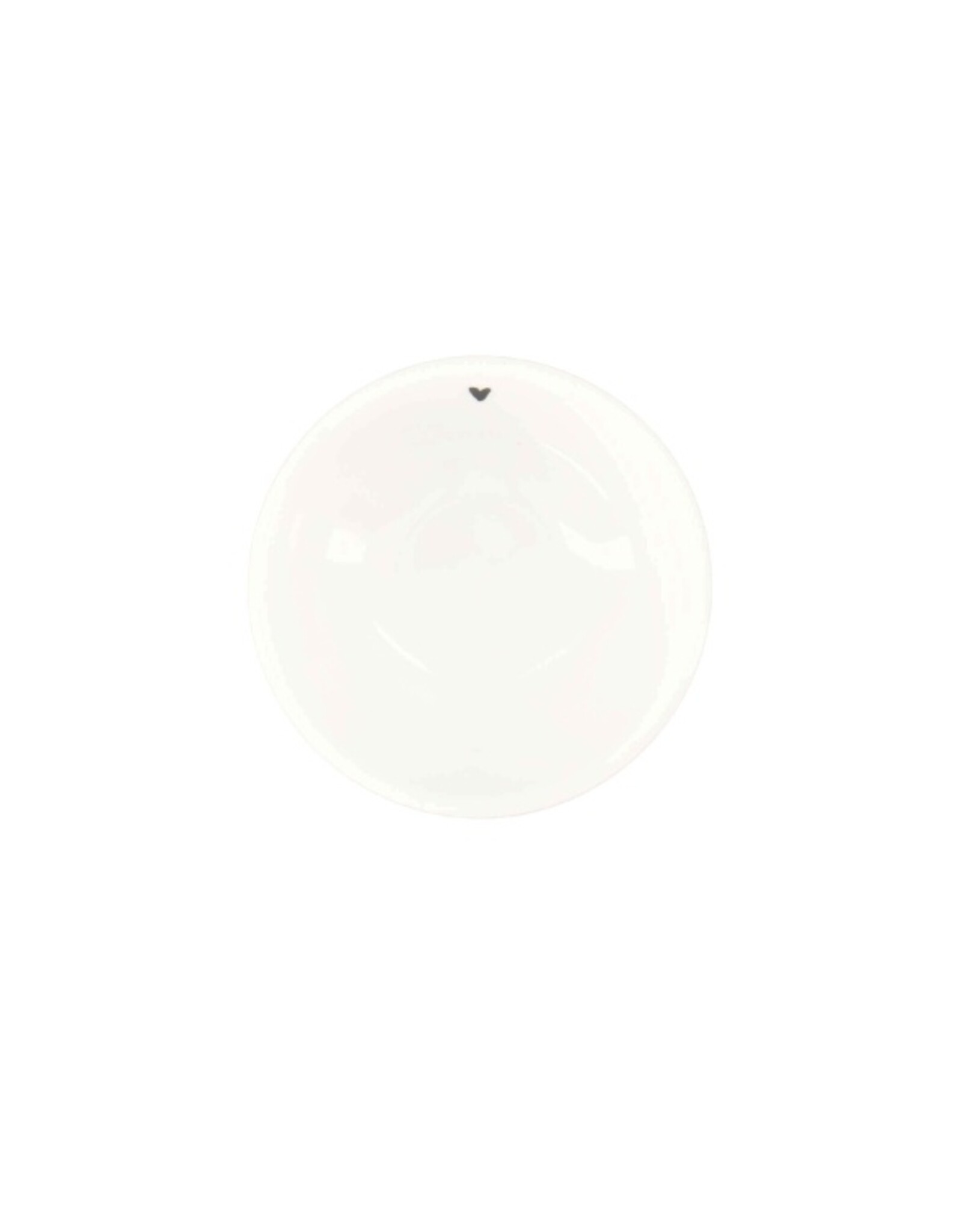 Dip schaaltje hartje white
