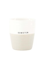 Koffiemok Genieten white
