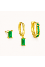 Set Drop gold/green