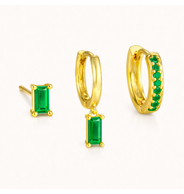 Set Drop gold/green