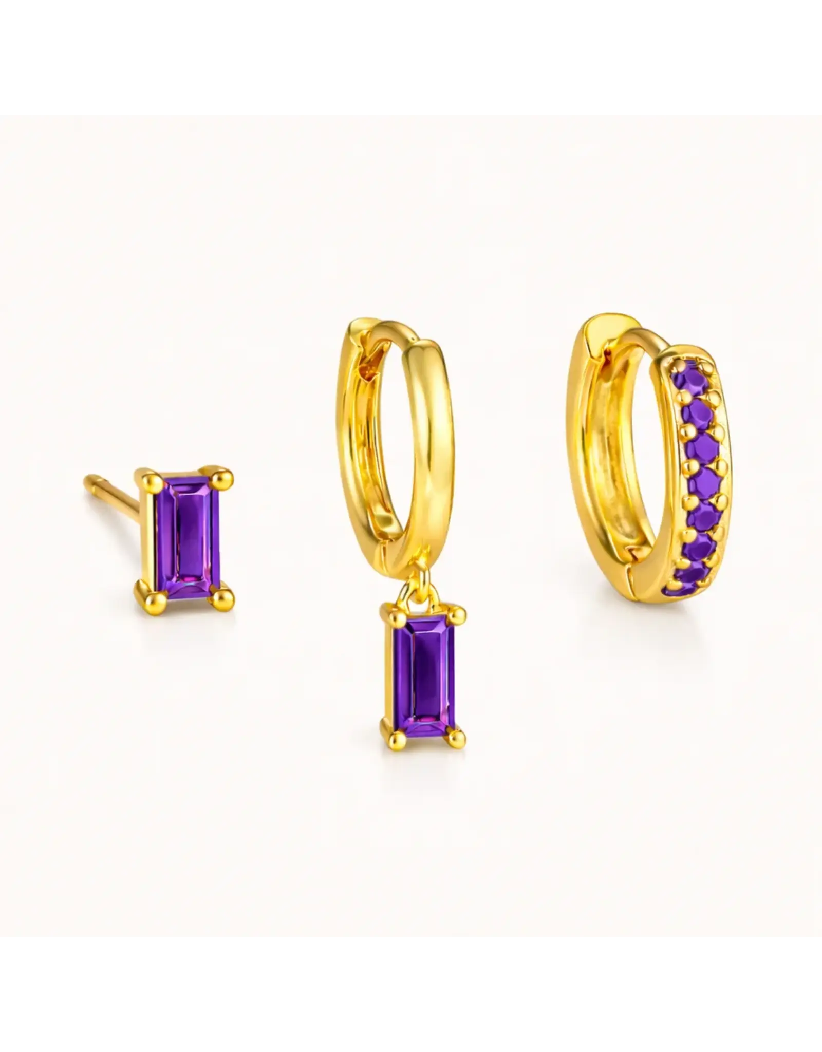 Set Drop gold/lila
