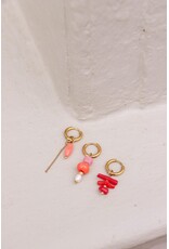 Oorring peachy 1 stuk