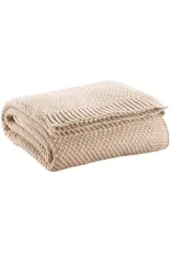 Plaid tricot ecru