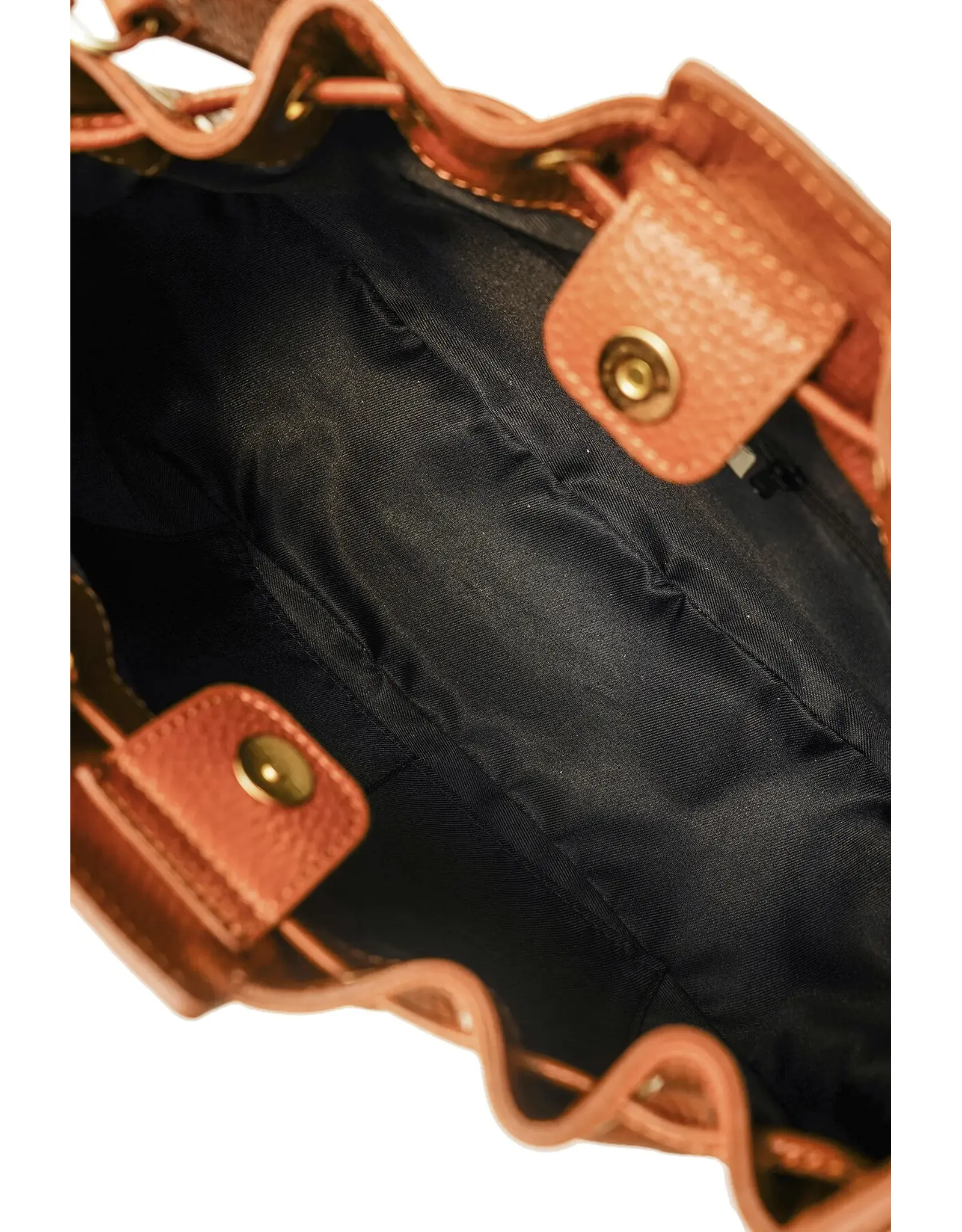 Handtas nou cognac