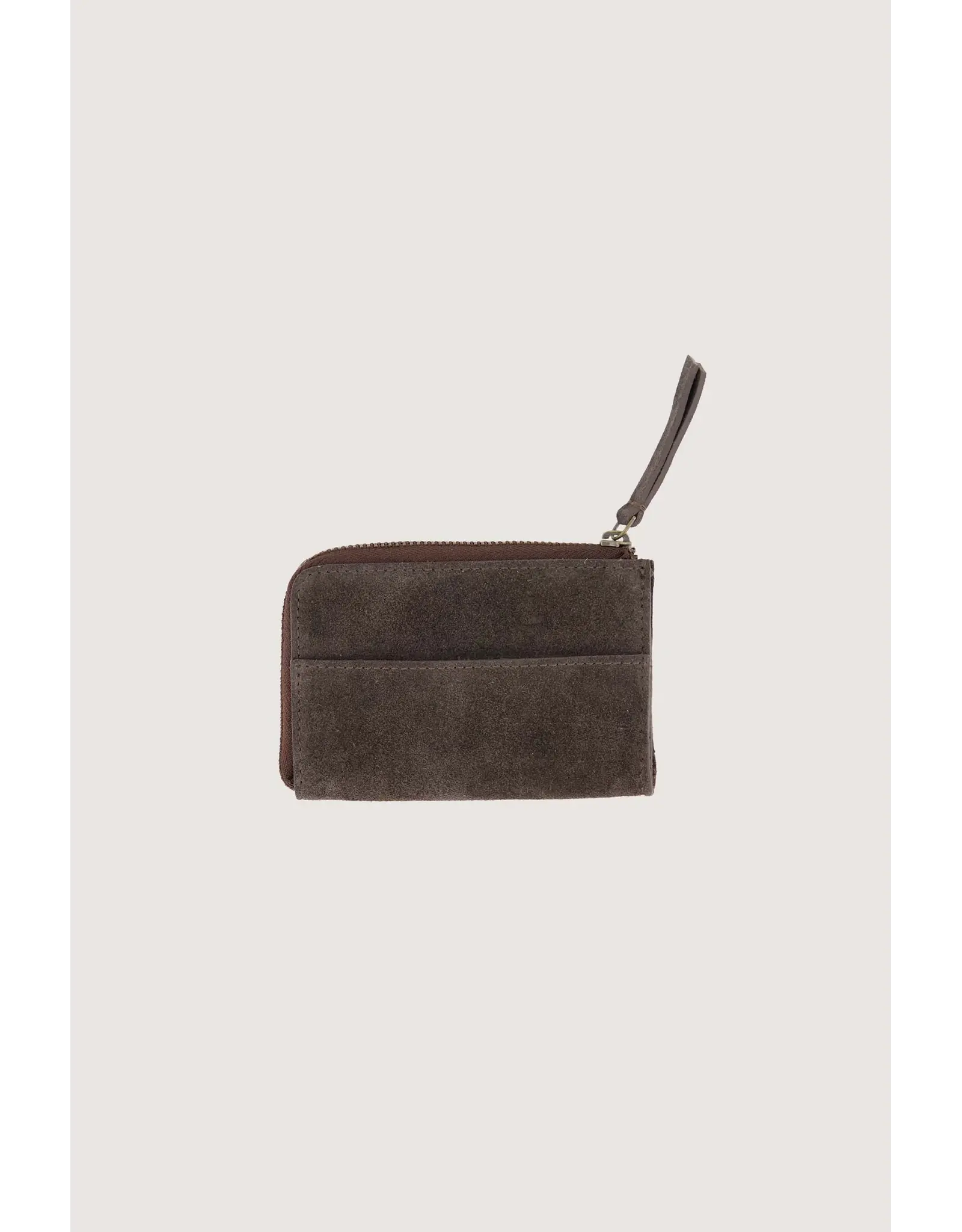 Kaarthouder suede choco