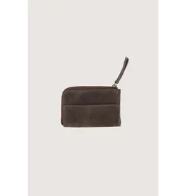 Kaarthouder suede choco