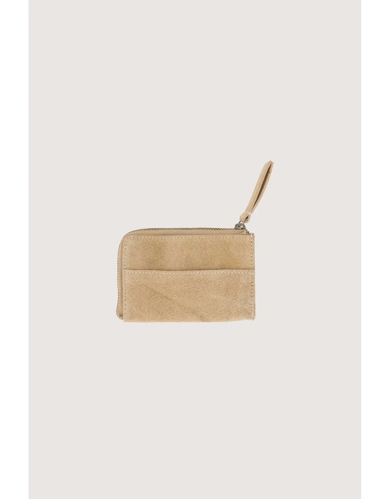 Kaarthouder suede grey