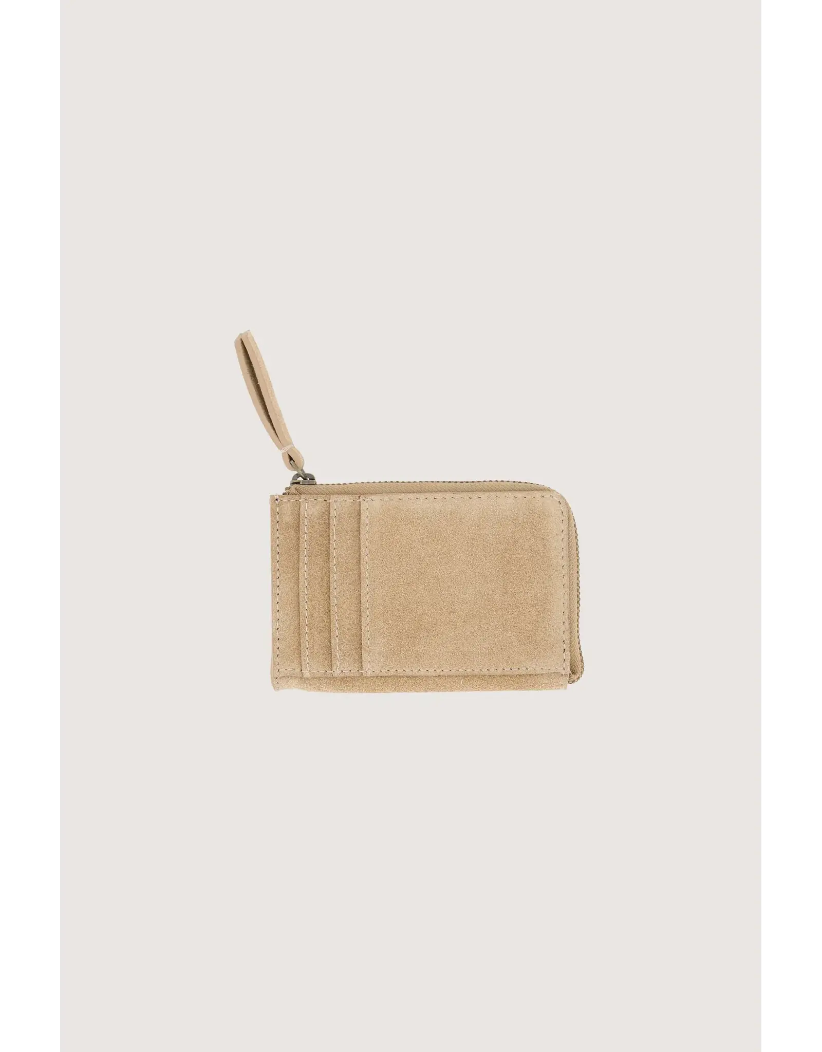Kaarthouder suede grey