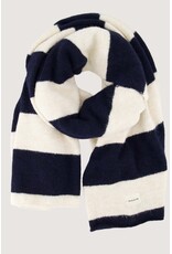 Sjaal stripes off white/navy