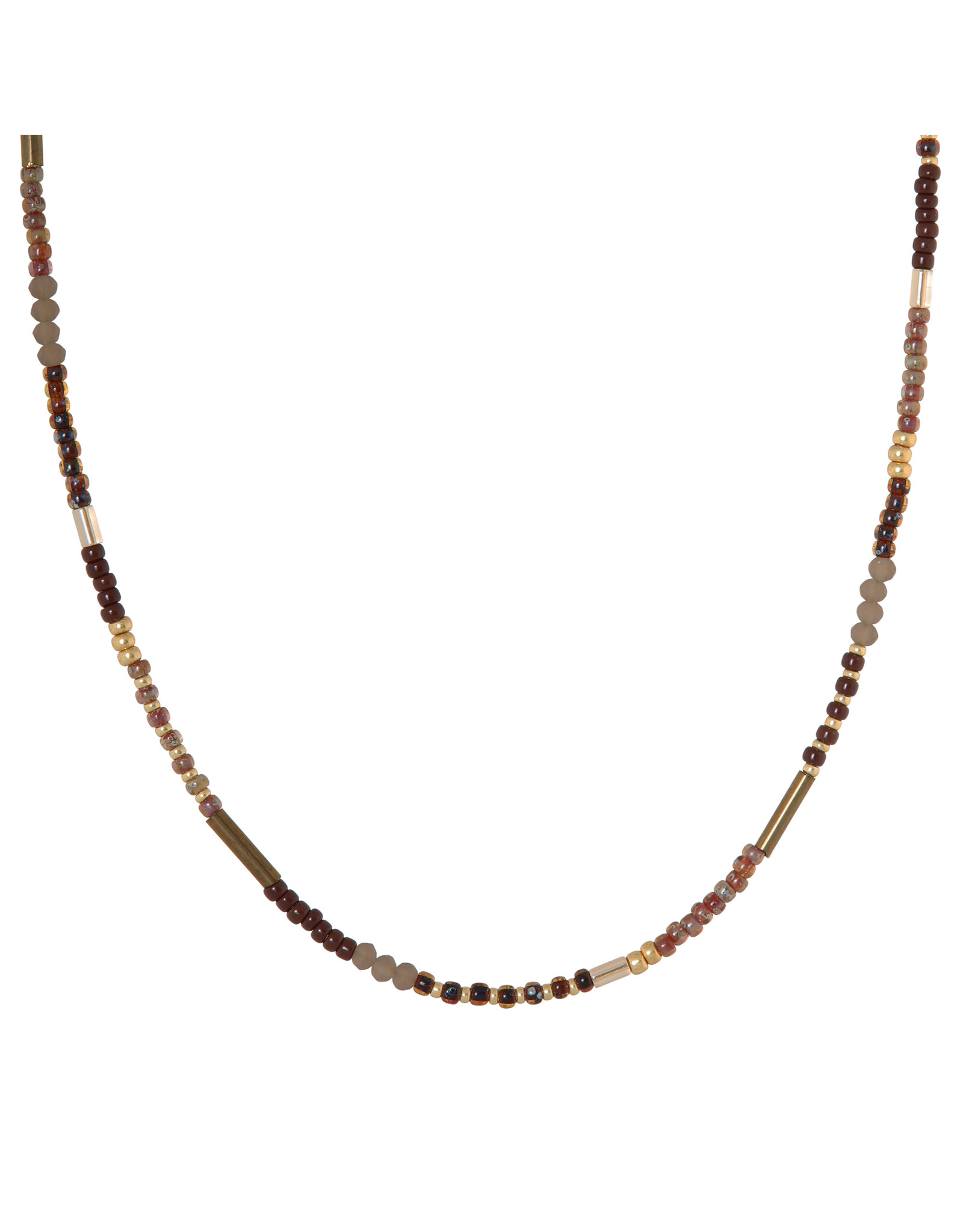 Ketting brown gold