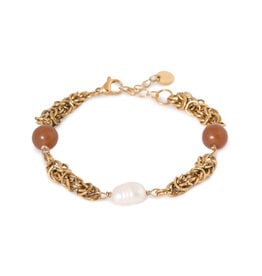 Armband amber gold