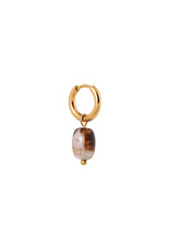 Oorring dark cookie 1 stuk