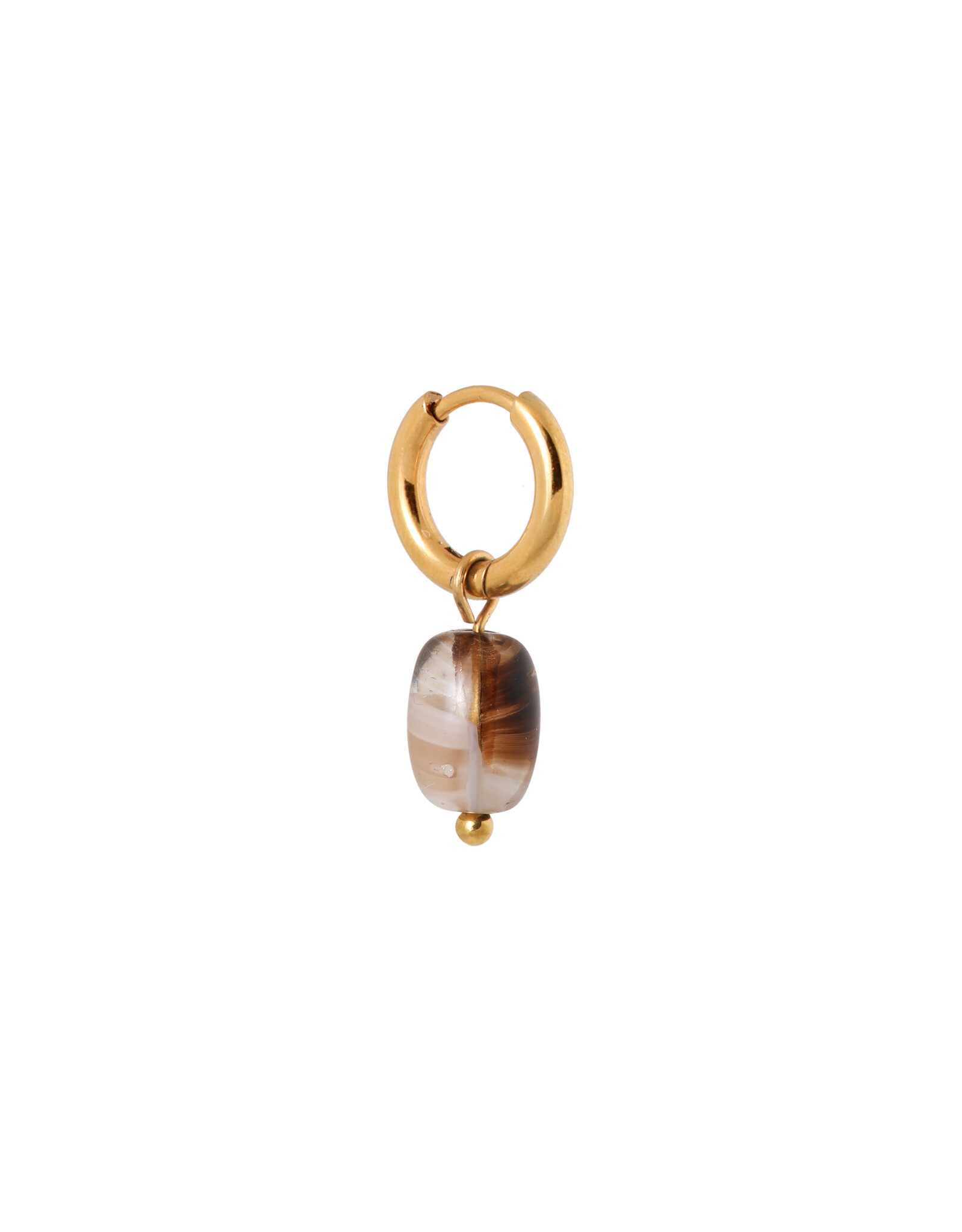 Oorring dark cookie 1 stuk