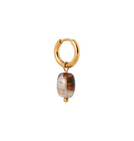 Oorring dark cookie 1 stuk