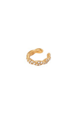 Earcuff shiny braid