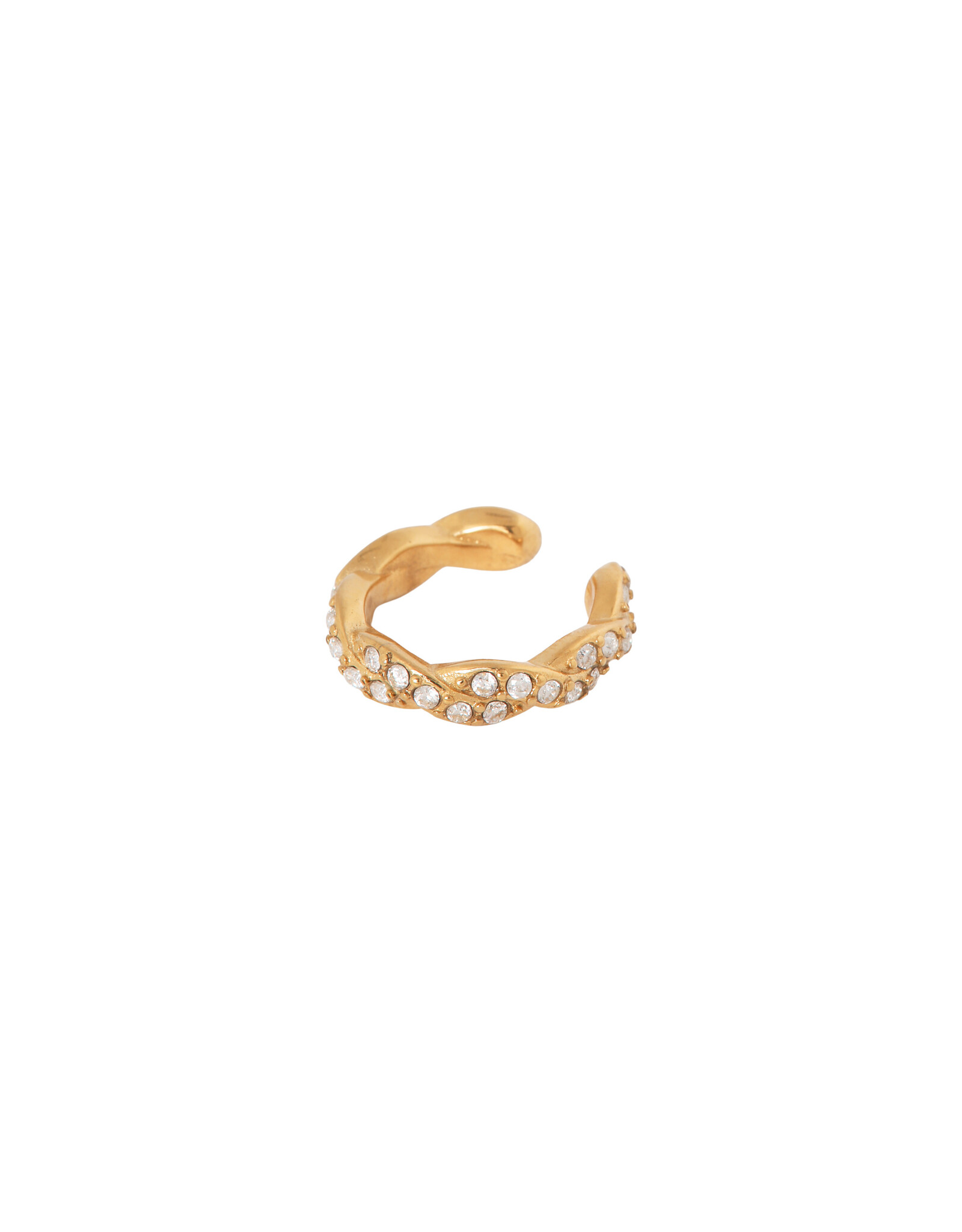 Earcuff shiny braid