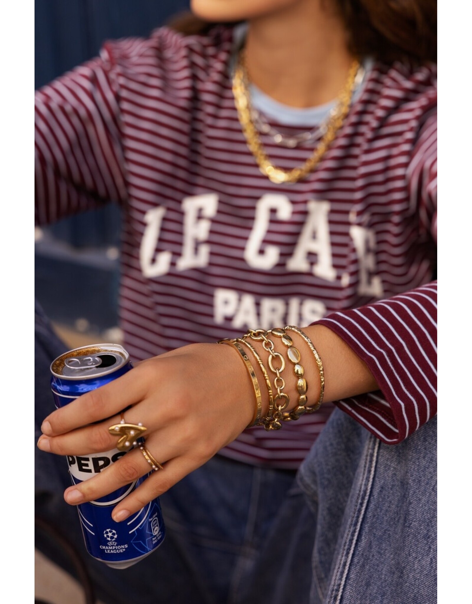 Bangle hammered