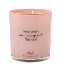 Geurkaars Powervrouw! Wees trots