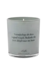 Geurkaars Vriendschap als deze is goud waard