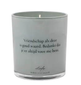 Geurkaars Vriendschap als deze is goud waard