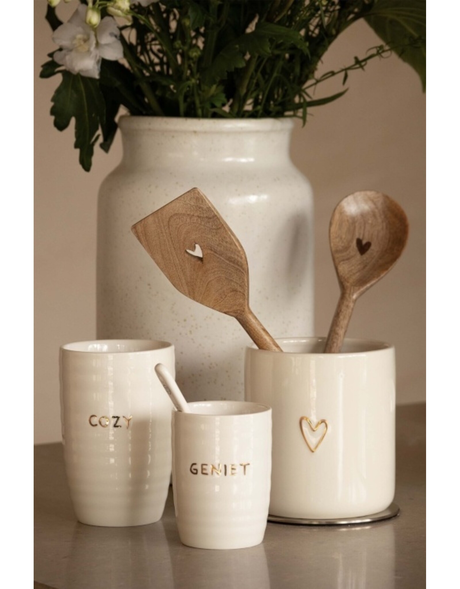 Houten lepel naturel