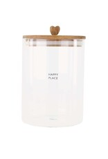 Storage jar Happy place