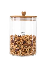 Storage jar Happy place