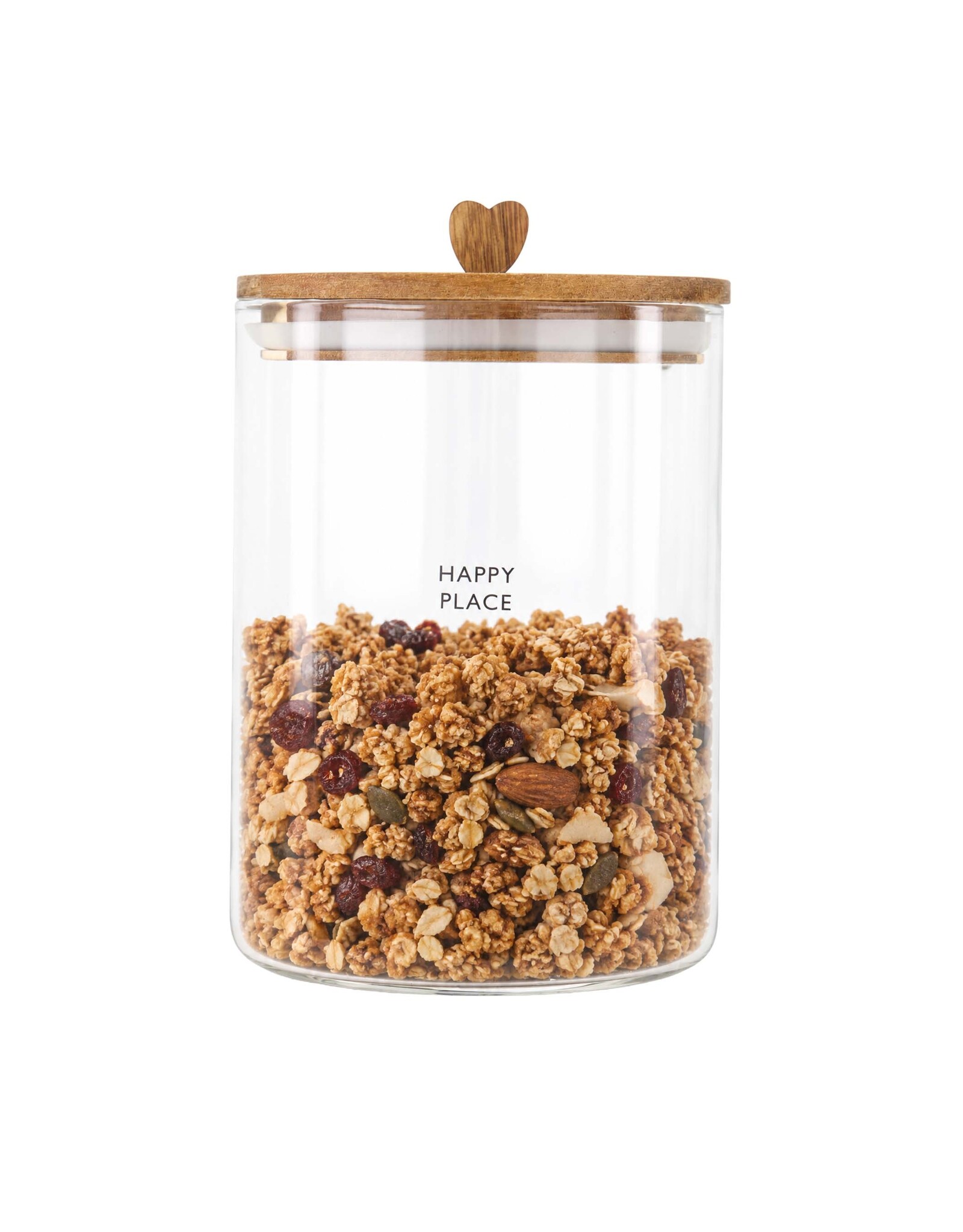 Storage jar Happy place