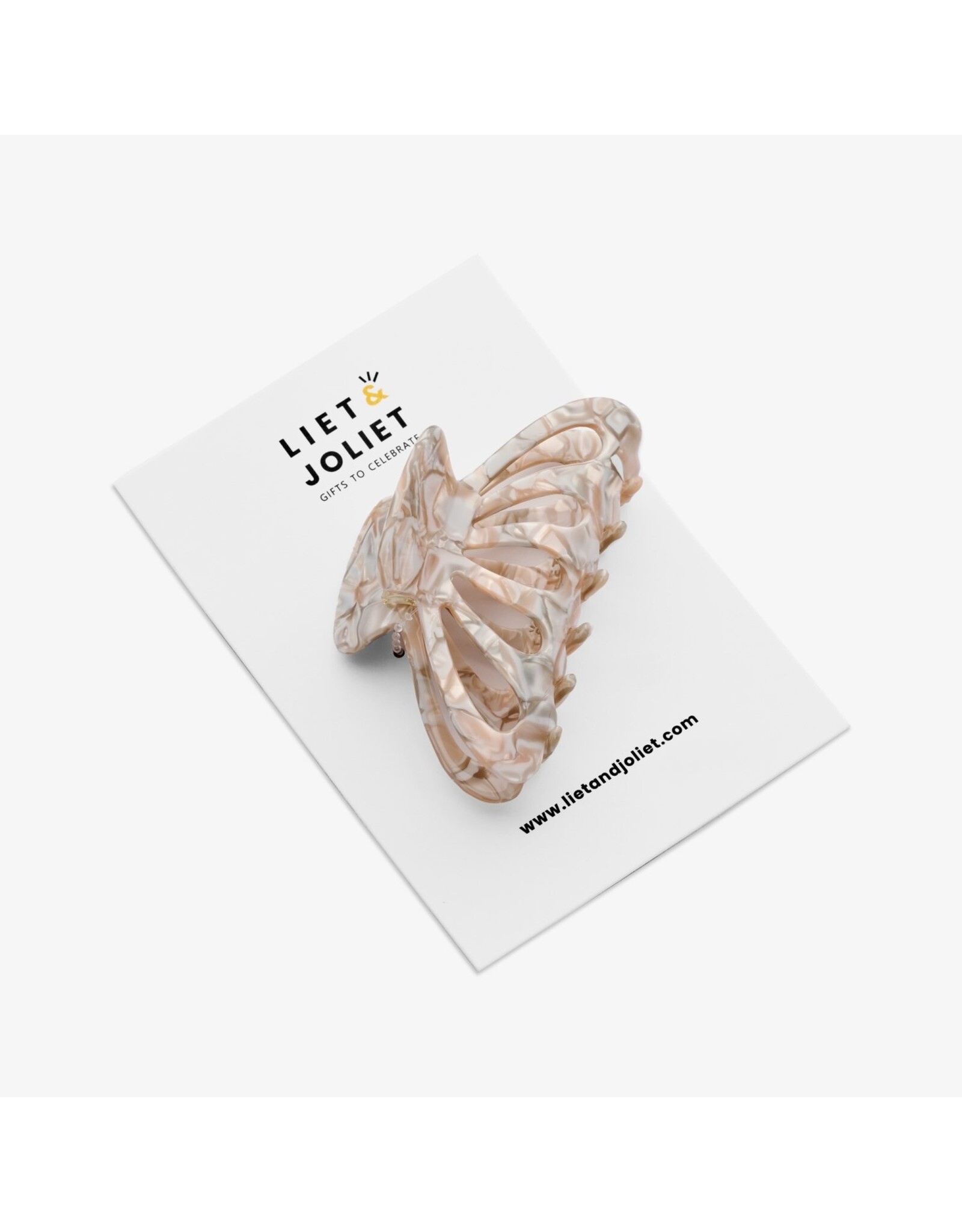 Haarspeld raster beige