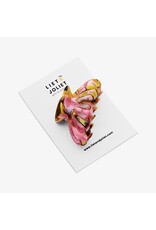 Haarspeld raster multi roze