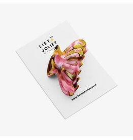 Haarspeld raster multi roze