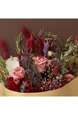 Droogbloemen Large Red Romance
