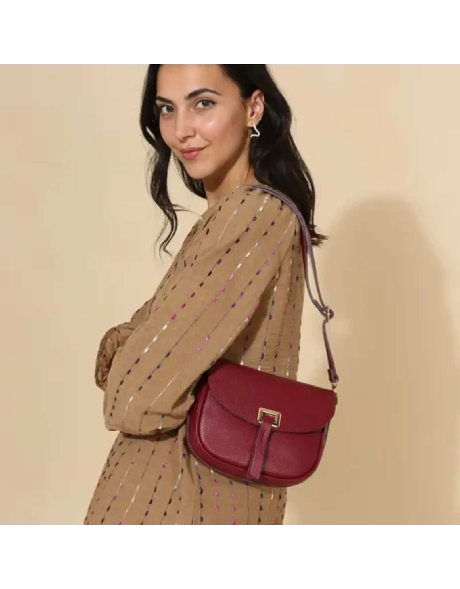 Schoudertas Fantine bordeaux