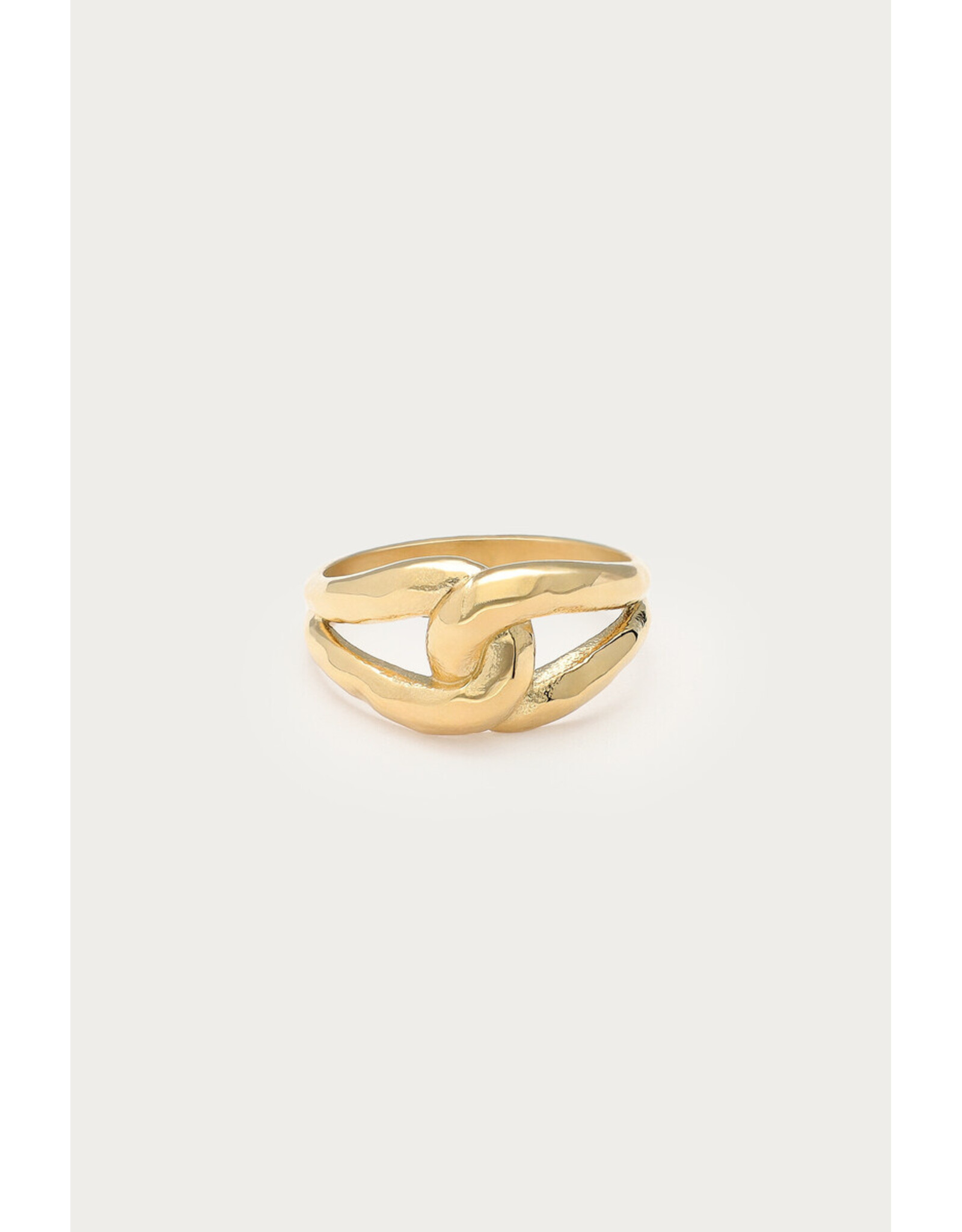 Ring lus hammered