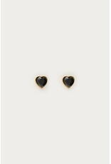 Studs hartje zwart