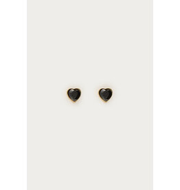 Studs hartje zwart