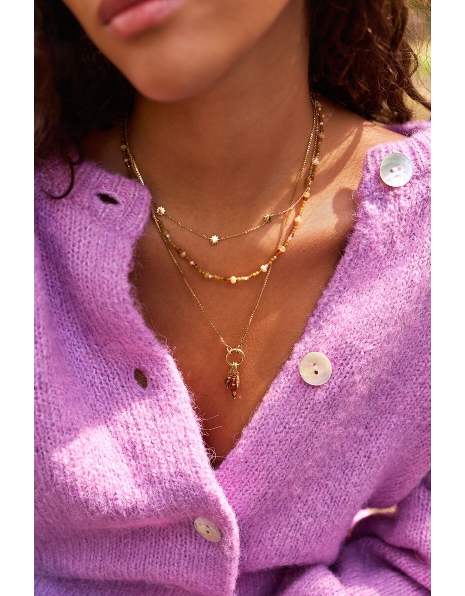 Ketting fortune bruin