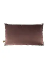 Kussen velvet brown