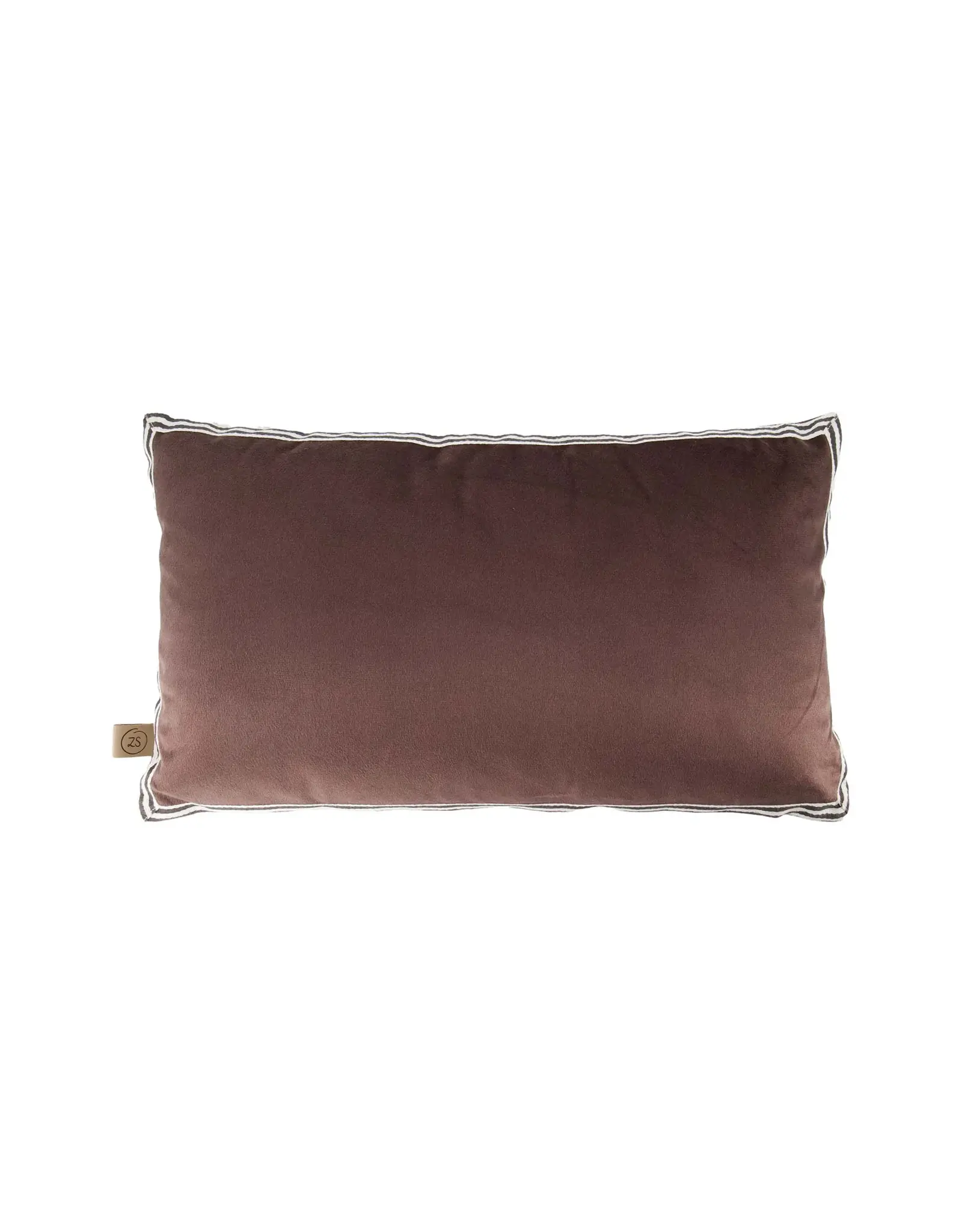 Kussen velvet brown