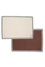 Set van 2 dubbelzijdige placemats