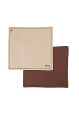 Set van 4 vaatdoekjes brown