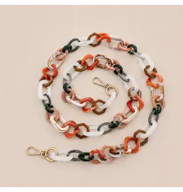 Telefoonketting Frost red/brown/pink