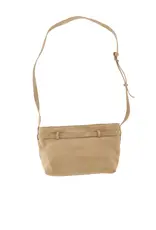 Suede bag strap detail oyster
