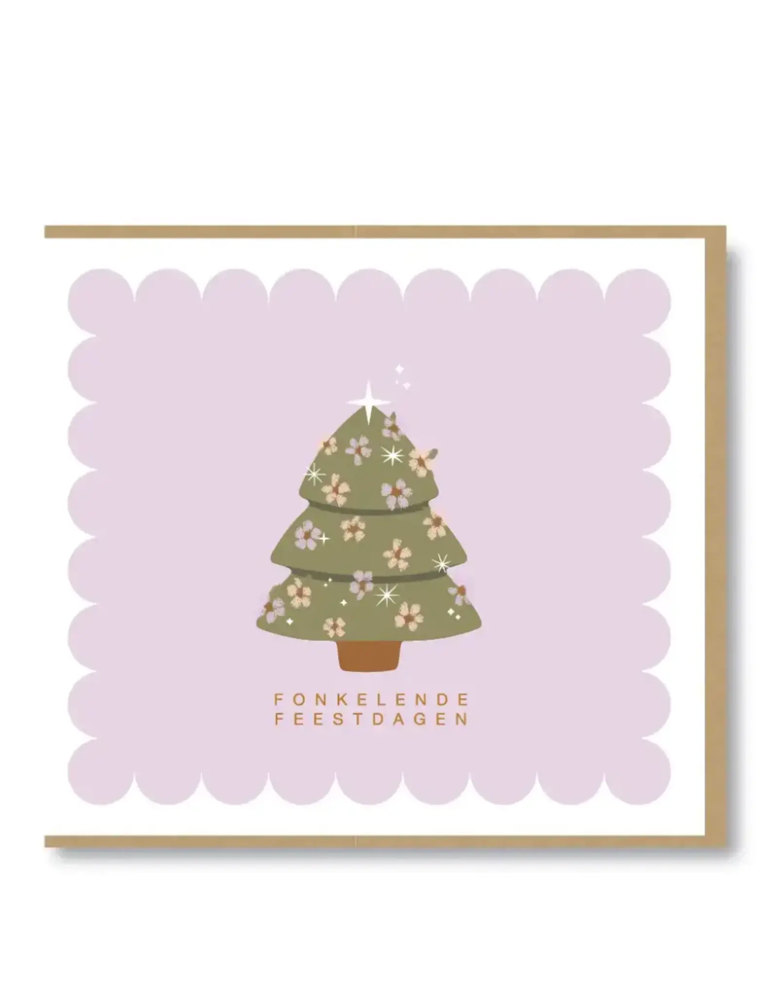 Wenskaart Fonkelende feestdagen