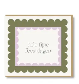 Wenskaart Hele fijne feestdagen