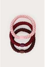 Set haarelastieken roze
